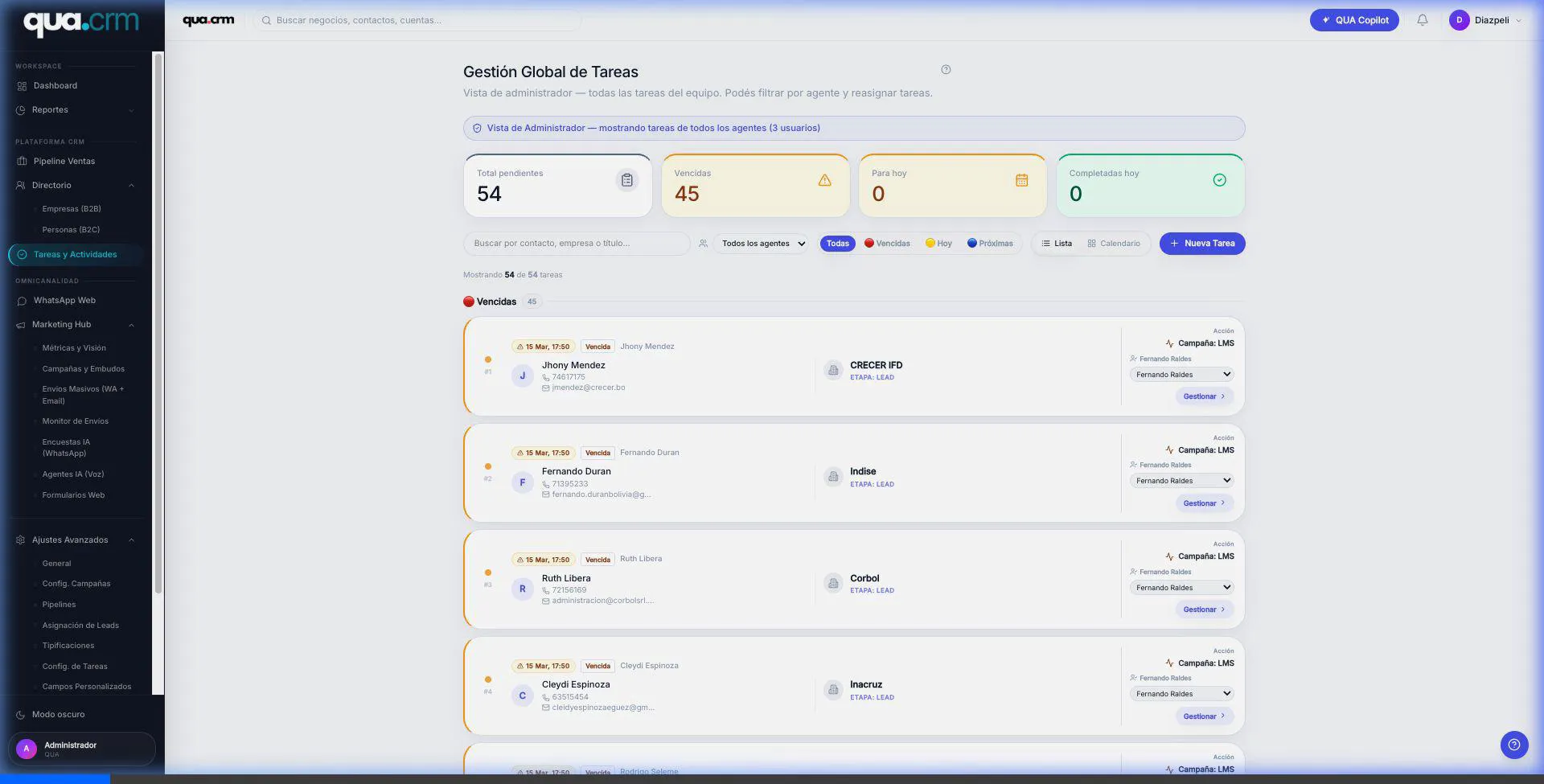 QUA CRM AI Sales Coach HD